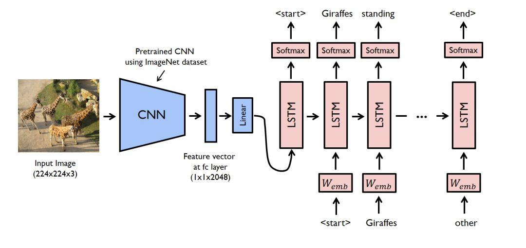 PyTorch 中使用深度学习（CNN和LSTM）的自动图像描述
