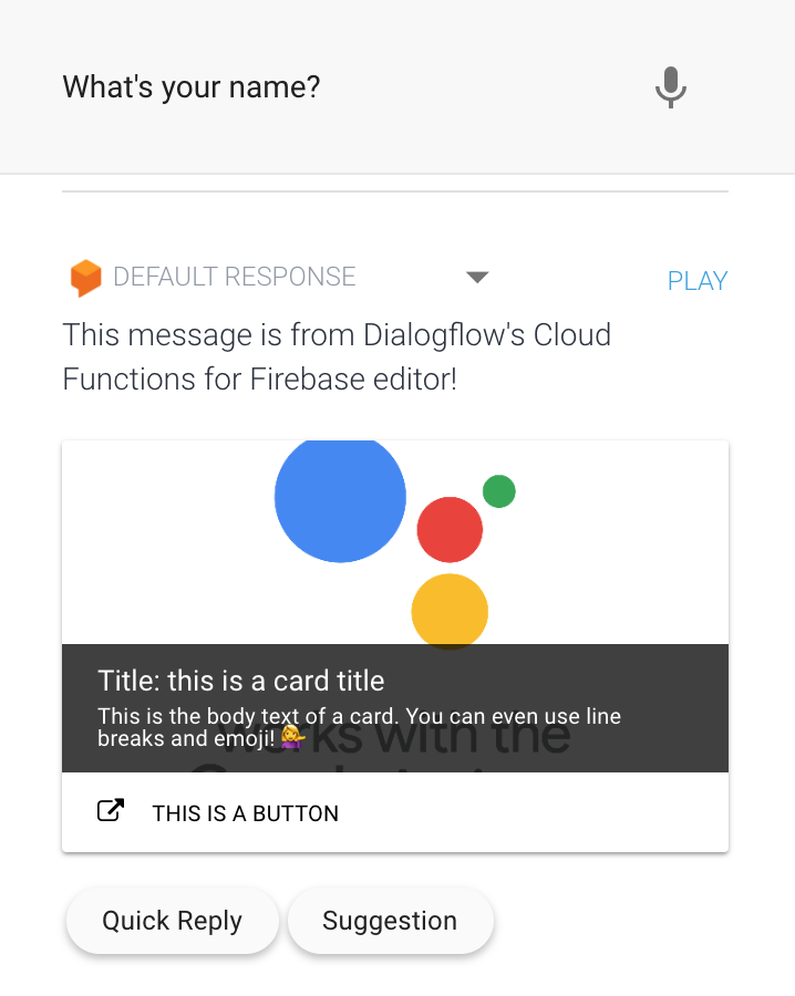 Google Dialogflow 聊天机器人：使用 fulfillment 在 Google 上集成操作