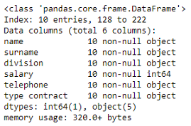 Pandas的数据过滤