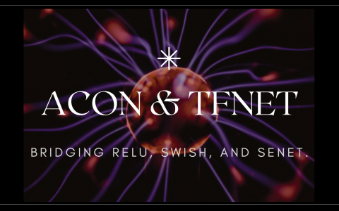 ACON與TFnet：分析RELU與近期SWISH、SENET發展的關連性
