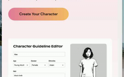 AI Character Generator 一键生成角色，故事板创作神器。