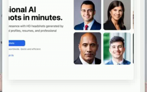 AI Headshot Generator 一键定制，AI打造超真实专业头像。