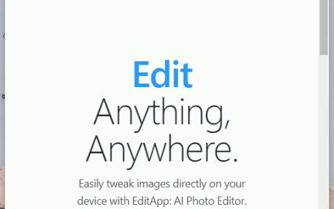 EditApp AI AI赋能，创意无限，云端编辑首选