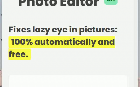 Lazyeyefix AI Photo Editor AI校正眼神，轻松自然，一键美图。
