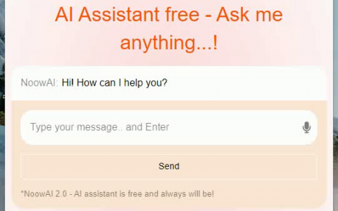 NoowAI NoowAI：您的智能助手，提升效率与创造力的秘密武器。提供全方位问题解答及任务执行，多语言支持，简化工作流程，经济实惠，易用性高。适合各行业、多元化用户群体使用。免费版即刻解锁人工智能助力！