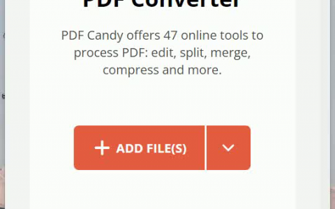 PDF Candy 全能PDF工具，轻松管理每一页。