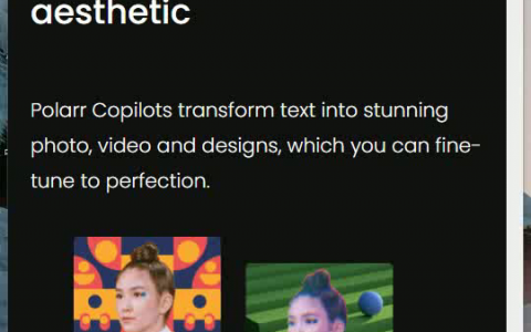 Polarr Copilots 创意无限，三助手定制美学。