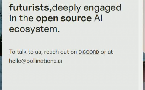Pollinations Pollinations：连接AI与创意的创新平台，自动生成独特内容、推动边界探索并建立AI社区。